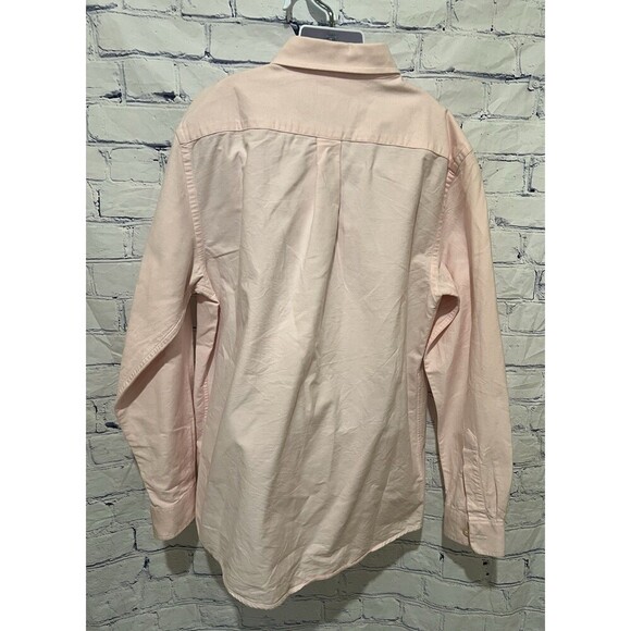 Vineyard Vines Whale Shirt Kids Boys Large 16 Pink Button Cotton Blend - Picture 4 of 6